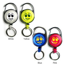 【あす楽対応】ミシュラン リールキーチェーン スマイル Michelin Reel key chain Smile