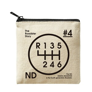 The Roadster Story #4 ND Graphics Shiftknob Mini Pouch / [hX^[Xg[[ #4 NDOtBbNX Vtgmu ~j|[`