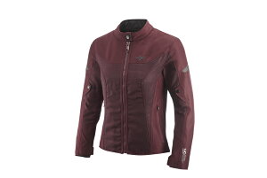 【国内正規取扱商品】IXON(イクソン)FRESH A LADY 春夏シンプルライダーズジャケット(BURGUNDY)