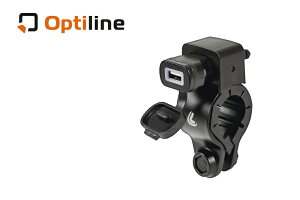 Optiline(オプティライン) Usb-Fix Tube 防水USB電源ポート 12/24V バーマウント シングル