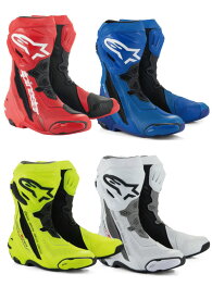 alpinestars / アルパインスターズ バイク用レーシングブーツ SUPERTECH-R VENTEDBOOTS 通気性のいい穴あきレーシングモデル 新色 レーシングブーツ 2220121