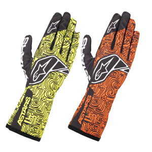 alpinestars / ApCX^[Y J[gp[VOO[u TECH-1 K RACE V2 VERTICAL GLOVES 55 YELLOW FLUO 440 ORANGE FLUO S~XL 3553023 2023 NEWf