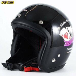 72JAM Helmet JF-13 PLAYERS KXt[NubNx[X OXdグ FREETCY(57-60cm)