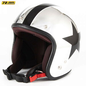 72JAM Helmet JCP-10 CHROMES TWIN STAR N[bLx[X OXdグ FREETCY(57-60cm)