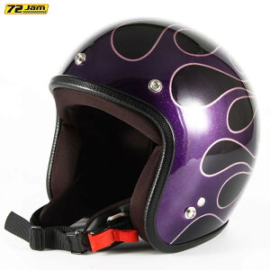 72JAM Helmet JCP-47 FLAMES p[vx[X OXdグ STCY(55-57cm)