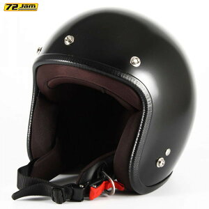72JAM Helmet JPBM-5L JP MONO HELMET �}�b�g�u���b�N�v���[�� XL�T�C�Y(60-62cm����)