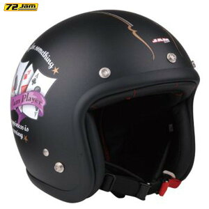 72JAM Helmet JF-13M PLAYERS MAT KXt[NubNx[X }bgdグ FREETCY(57-60cm)