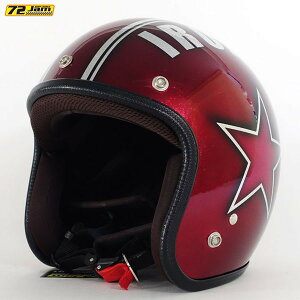 72JAM Helmet IP-3005 �A�C�A���X�^�[ ���b�h FREE�T�C�Y(57-60cm����)