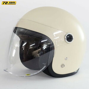 72JAM Helmet JPK-01 �V�[���h�t�� �}�b�g�A�C�{���[ KIDS�T�C�Y(52-55cm����)