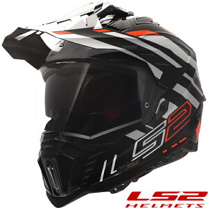 LS2 EXPLORER PLUS F �A�h�x���`���[�w�����b�g JAPAN FIT���f�� BLACK-ORANGE