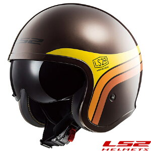 LS2 SPITFIRE �W�F�b�g�w�����b�g �u���E���I�����W�C�G���[ BROWN-ORANGE-YELLOW