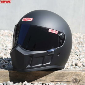 シンプソン（SIMPSON） スーパーバンディット15 SB15 バイク用フルフェイスヘルメット MATBLACK（マットブラック）