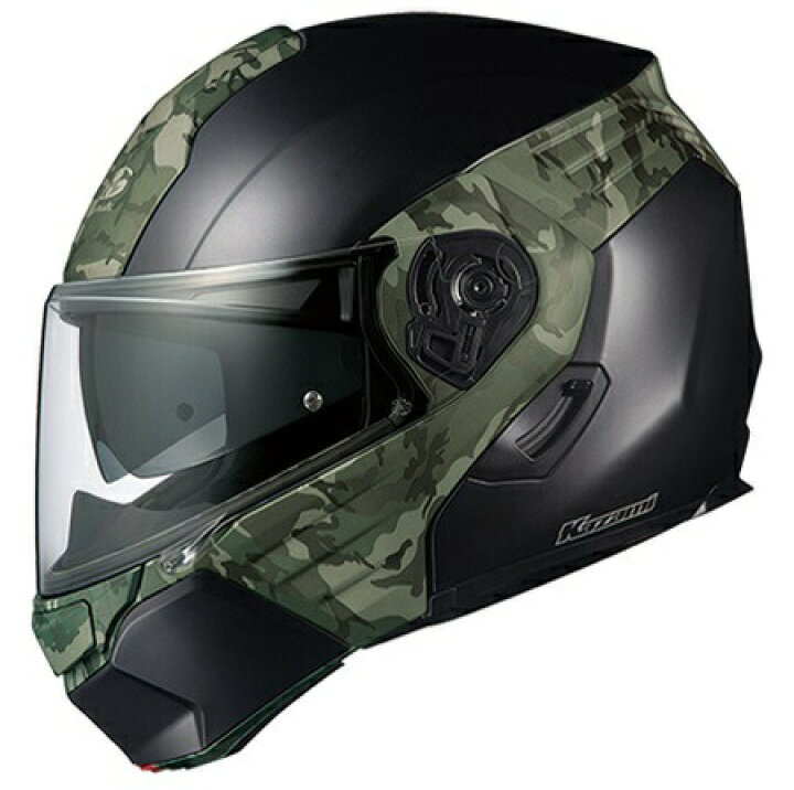楽天市場】OGKカブト KAZAMI CAMO （カザミ カモ） 【フラットブラック 