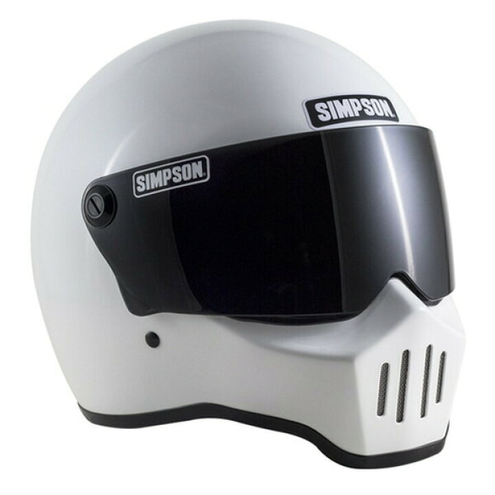 楽天市場】シンプソン RX1 【ホワイト 57cm】 フルフェイスヘルメット 