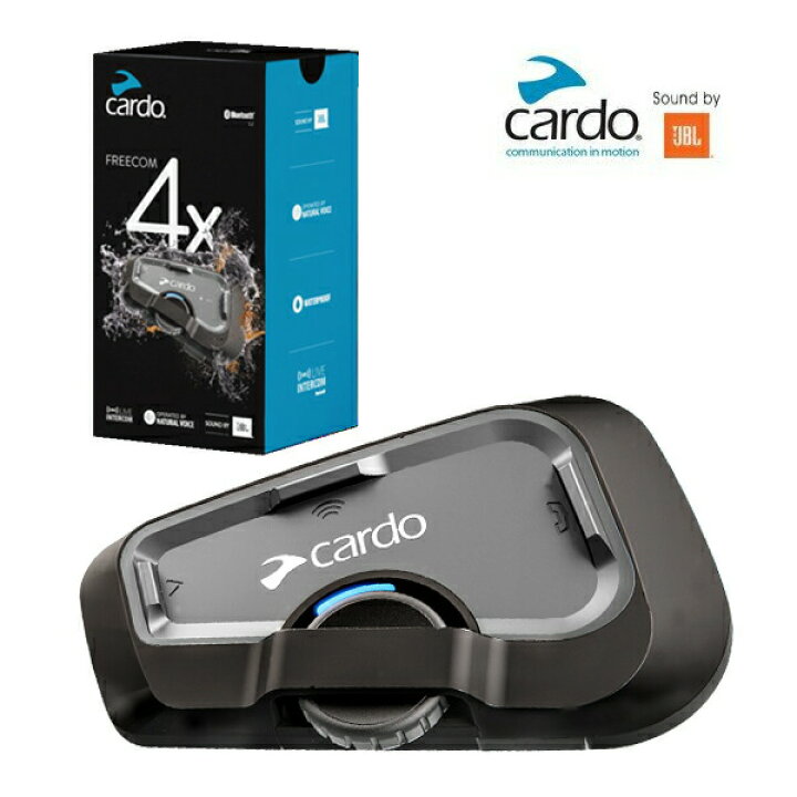 楽天市場】cardo（カルド） FREECOM 4X フリーコム4 エックス バイク用 