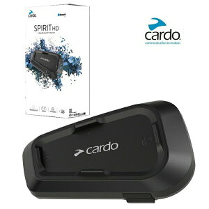 cardo(カルド) SPRT0002 SPIRIT HD シングル バイク用インカム (1台セット) 日本正規代理店品(技適認証品) 0828831843333
