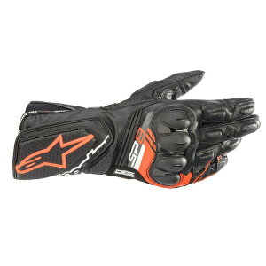 ApCX^[Y SP-8 v3 LEATHER GLOVE U[O[u 35583211030-BLACK-RED-FLUO