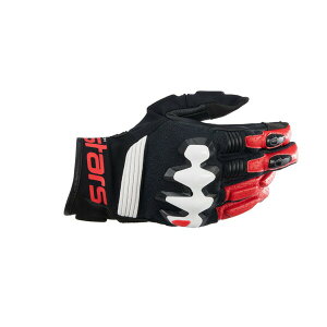 ApCX^[Y HALO LEATHER GLOVES n U[O[u (1304 BLACK WHITE BRIGHT RED) 3504822