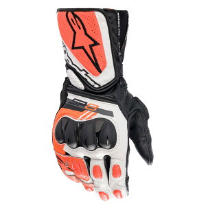ApCX^[Y SP-8 v3 LEATHER GLOVE U[ CfBO O[u (1231 BLACK WHITE RED FLUO) 3558321