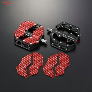 OVER Racing 51-A01-01B �t���b�g�y�_�� ���[�W �m���X���b�v�v���[�g�^�C�v BLK/RED YPJ-MT Pro(20-22)