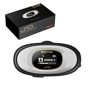 SENA�i�Z�i�jJ10 �z���C�g �o�C�N�p Bluetooth�C���^�[�R�� Bluetooth5.1 ���{��p���f�� J10-03
