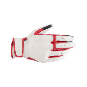 アルパインスターズ DYNO LEATHER GLOVE ダイノ レザーグローブ (8005 ECRU RUBY RED) 3509624