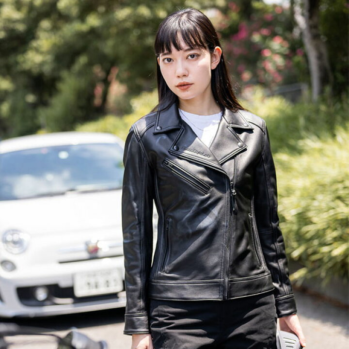 楽天市場】J-AMBLE ROL-16 ROSSO ダブルライダースレザージャケット 