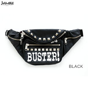 J-AMBLE SOAK-901 BUSTER HIP BAG SOAB(fB[X) BLACK qbvobO