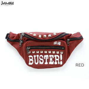 J-AMBLE SOAK-901 BUSTER HIP BAG SOAB(fB[X) RED qbvobO