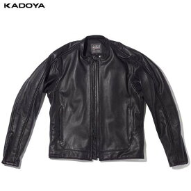 カドヤ(KADOYA) K'S LEATHER（ケーズレザー）バイク ジャケット ERIS ブラック 1648 3L