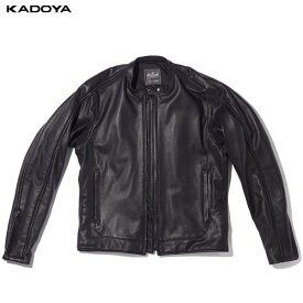カドヤ(KADOYA) K'S LEATHER（ケーズレザー）バイク ジャケット ERIS ブラック 1648