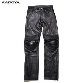 カドヤ(KADOYA) K'S LEATHER（ケーズレザー）バイク用 レザーパンツ TCS-PANTS 2 ブラック 2263-1 3L