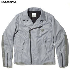 カドヤ(KADOYA) K'S LEATHER (ケーズレザー) バイク用 メッシュジャケット MARKSMAN グレー 6254-0