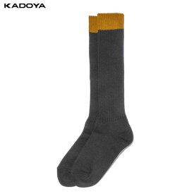 カドヤ(KADOYA) ALTER KEIS (アルタケイス) バイク ソックス BOOTS SOCKS チャコール/イエロー 8031-0