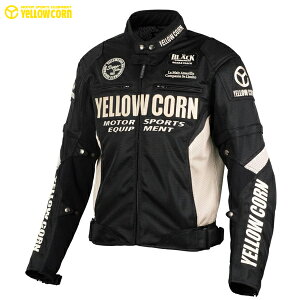 YELLOW CORN(イエローコーン) YB-5102 メッシュジャケット ブラック-アイボリー