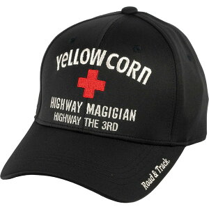 イエローコーン YC-013 コットン キャップ ブラック