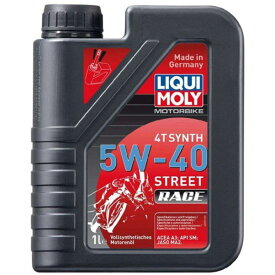 リキモリ 3本セット LIQUI MOLY 1750　エンジンオイル　 MOTORBIKE 4T SYNTH 5W-40 STREET RACE　BMW　S1000RR　R1250GS　等 rikimori 1リットル×3本