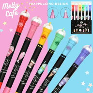 メルティカフェツインペン フラペチーノキャップ付き ペン カラーペン ツインペン 筆記具 文房具 女の子 …