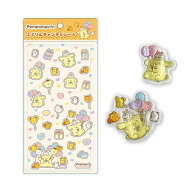 【6月発売予定】 ポムポムプリン ぷくりんキャンディシール おたんじょうび ぷっくりシール 立体シール …
