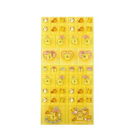 【6月発売予定】 ポムポムプリン タイルシール イエロー ミニシール デコシール ステッカー サンリオ キャラクター かわいい 手帳デコ 文具 キッズ ギフト プレゼント シール遊び コレクション スクエアシール おしゃれ