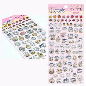 ちいかわ ぷっくりあしーる ハチワレ うさぎ クリア ピンチ chiikawa 立体 シール ステッカー キラキラ 手帳 ノート スマホ デコ エンスカイ かわいい 人気 キャラクター グッズ プレゼント ギフト