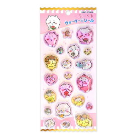 ちいかわ ウォーターインシール ウォーターシール ハチワレ うさぎ モモンガ ステッカー シール グッズ 立体シール 誕生日 プレゼント