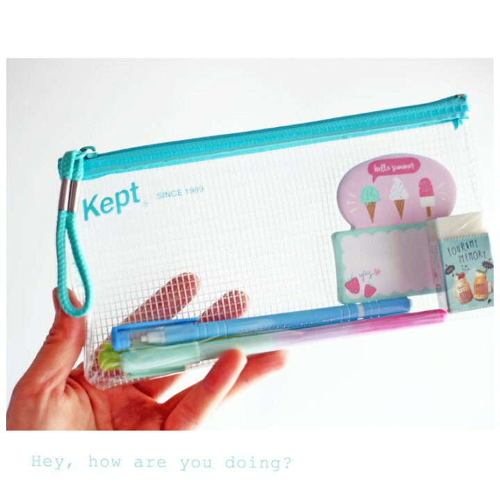 楽天市場 筆箱 小学生 ペンケース ファスナー Kept ケプト クリア フラット シンプル 女の子 ふでばこ ふで箱 ペンポーチ かわいい おしゃれ 誕生日 プレゼント 可愛い 文具 文房具 女子 子供 お祝い 中学生 高校生 低学年 高学年 透明 ギフト メッシュ ポーチ 小物入れ