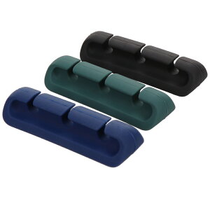 MOTTERU (モッテル) sofumo ソフトタッチ ケーブルクリップ 便利すぎる HDMIケーブル対応 シリコン 北欧 3色×1個 (3個セット) テーブル デスク 車内 3M社製 両面シール 跡が残らない (MOT-CBCLIP02) ネコ