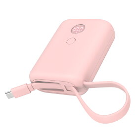 【特別価格！2990円】MOTTERU (モッテル) USB-Cケーブル一体型モバイルバッテリー 10000mAh 残量表示ディスプレイ PD35W入出力 PSE適合製品 iPhone Air 17e 17Pro 16 15 機内持ち込み可能 飛行機持ち込みOK 全2色 2年保証(MOT-MB10004) 宅C