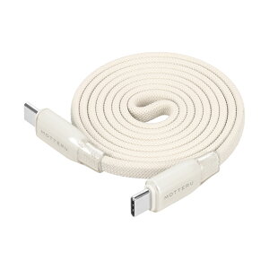 MOTTERU (���b�e��) �}�O�l�b�g�t���b�g�P�[�u�� PD240W�Ή� USB-C to USB-C iPhone Air 17e 17Pro 16 15 �V���[�Y ���͂ł܂Ƃ܂� �`��L�� ���� �}���[�d �f�[�^�]�� 1m �S6�F 2�N�ۏ� (MOT-MGFCC100) �l�R�|�X