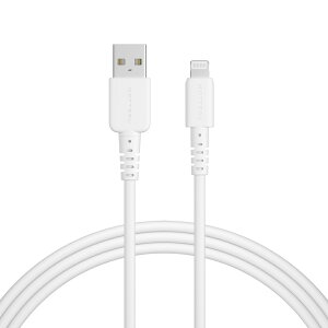 MOTTERU (���b�e��) iPhone�[�d ���Ȃ₩�ŗ��܂Ȃ� �V���R���P�[�u�� USB2.0 USB-A to Lightning �[�d Apple MFi�F�ؕi �P�[�u���o���h �t�� iPhone/iPad/AirPods/AirPods Pro 2�N�ۏ� 1m 2m (MOT-SCBALG) �l�R�|�X