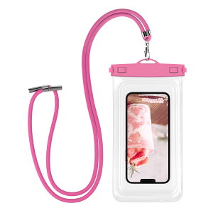 【27日14時まで200円OFF】 MOTTERU(モッテル) 防水ケース 大きめサイズ 防水防塵 IP68 ケースにいれたまま操作 写真撮影 通話 顔認証 首かけストラップ付 全3色(MOT-WPC03) 宅C