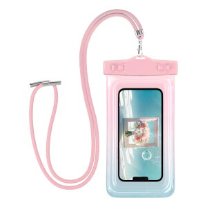 【27日14時までP15倍】MOTTERU (モッテル) ケースにいれたまま写真撮影や通話ができる グラデーション防水ケース(MOT-WPCGD) 宅C