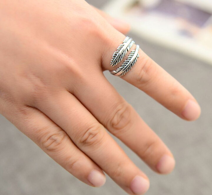 56%OFF!】 指輪 ビンテージ 個性的 ごつめリング ユニセックス シルバー フリーサイズ